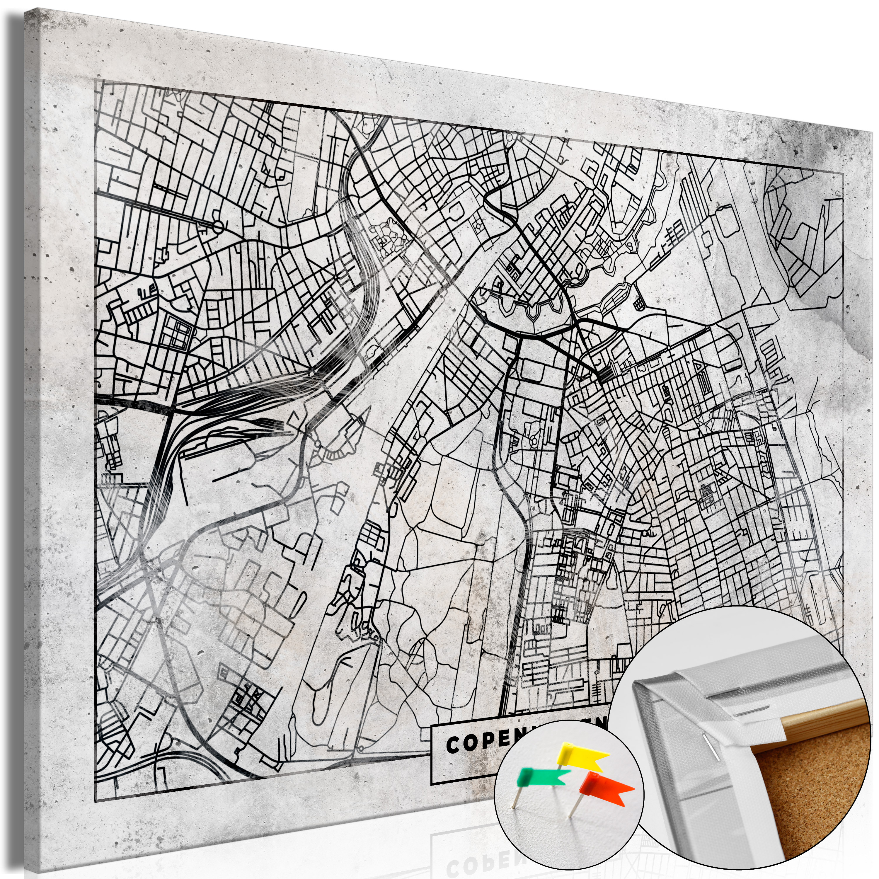 Картина върху корк - copenhagen plan